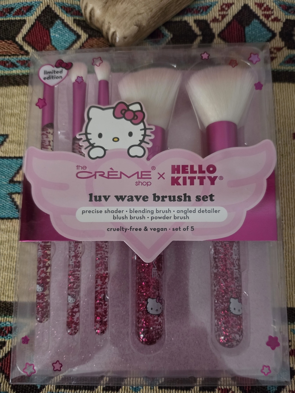 The Creme Shop Hello Kitty Pink 5 Piece Makeup Brush